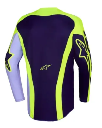 Мотокрос джърси Alpinestars Racer Portl PURPLE/YELLOW