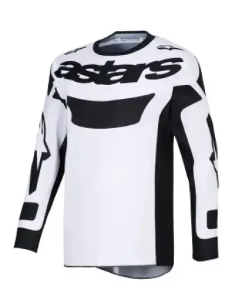 Мотокрос джърси Alpinestars RACER RIWAY WH/BLACK