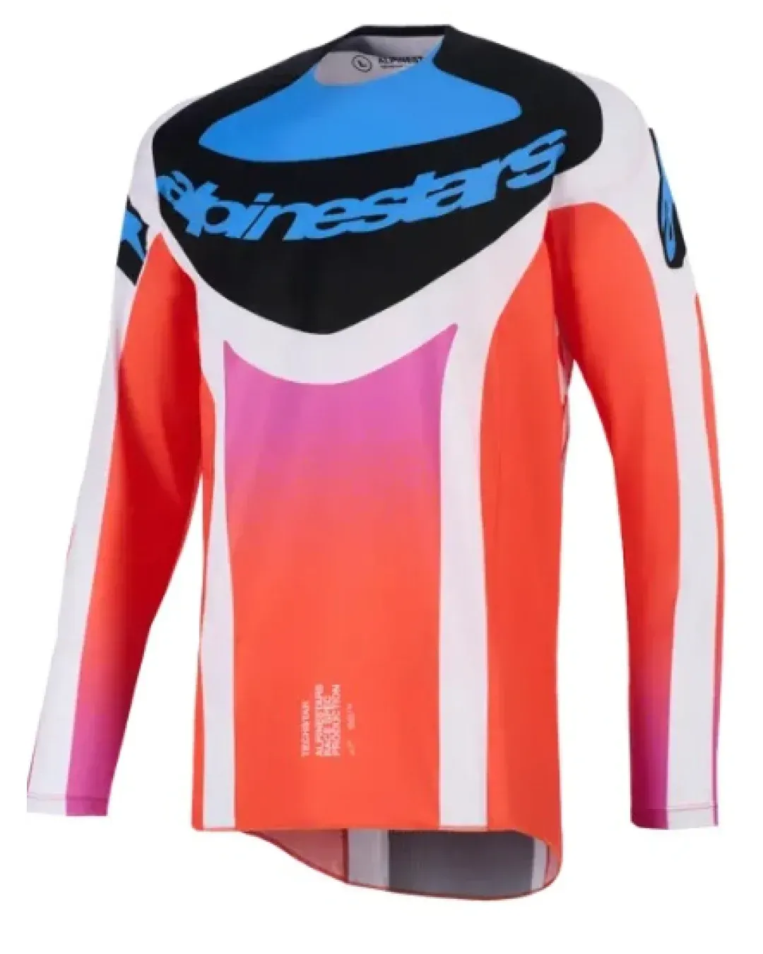 Мотокрос джърси Alpinestars TECHSTAR KNIF GRAY/BLACK/ORANGE