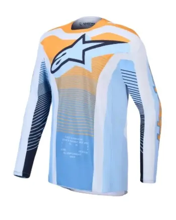 Мотокрос джърси ALPINESTARS TECHSTAR MAVEN BLU/TNG/BK