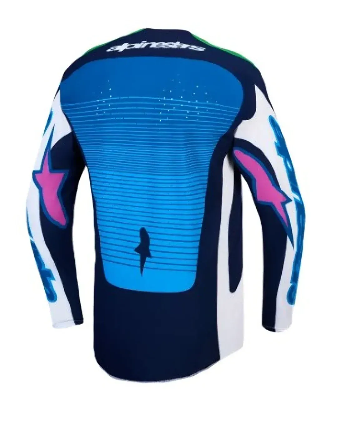 Мотокрос джърси ALPINESTARS TECHSTAR MAVEN WHITE/BL/GN