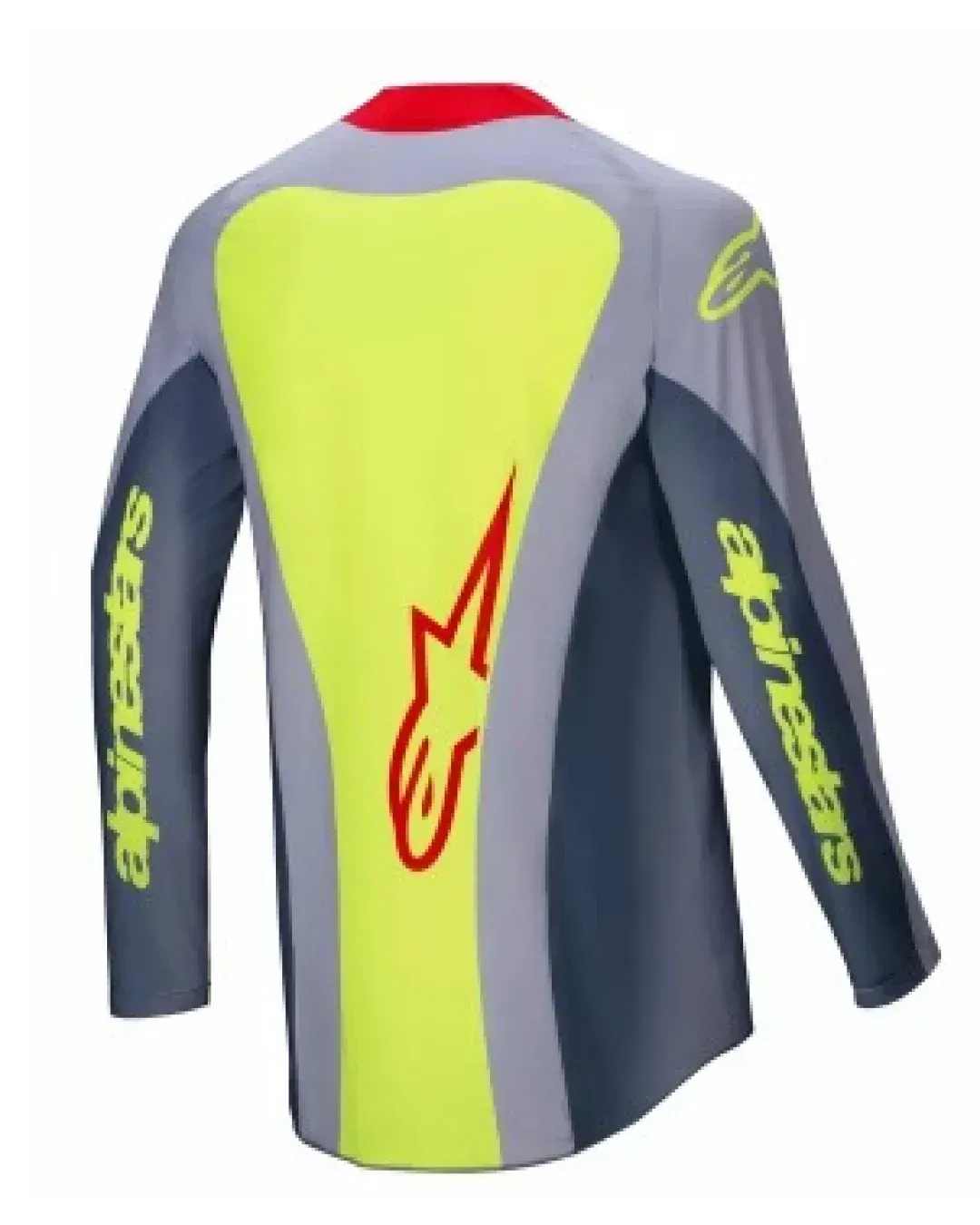 Мотокрос джърси Alpinestars TECHSTAR MELT RED/GRAY
