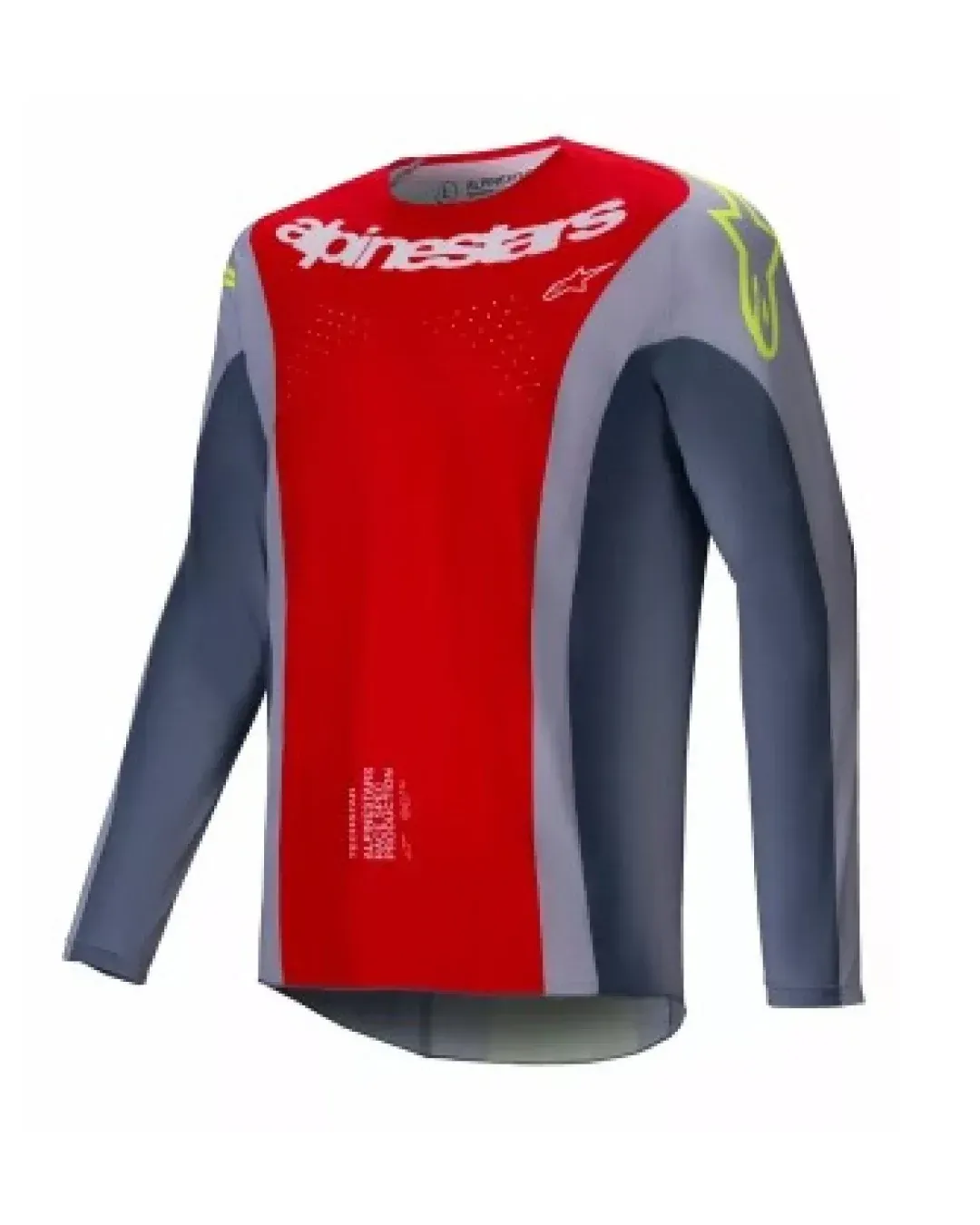 Мотокрос джърси Alpinestars TECHSTAR MELT RED/GRAY