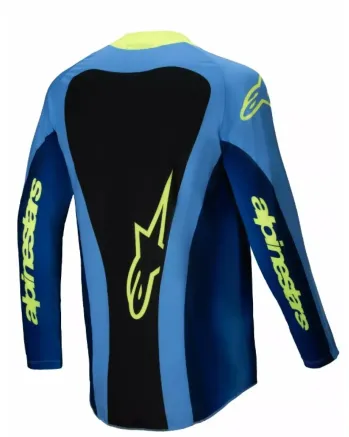 Мотокрос джърси Alpinestars TECHSTAR MELT YELLOW/BLUE