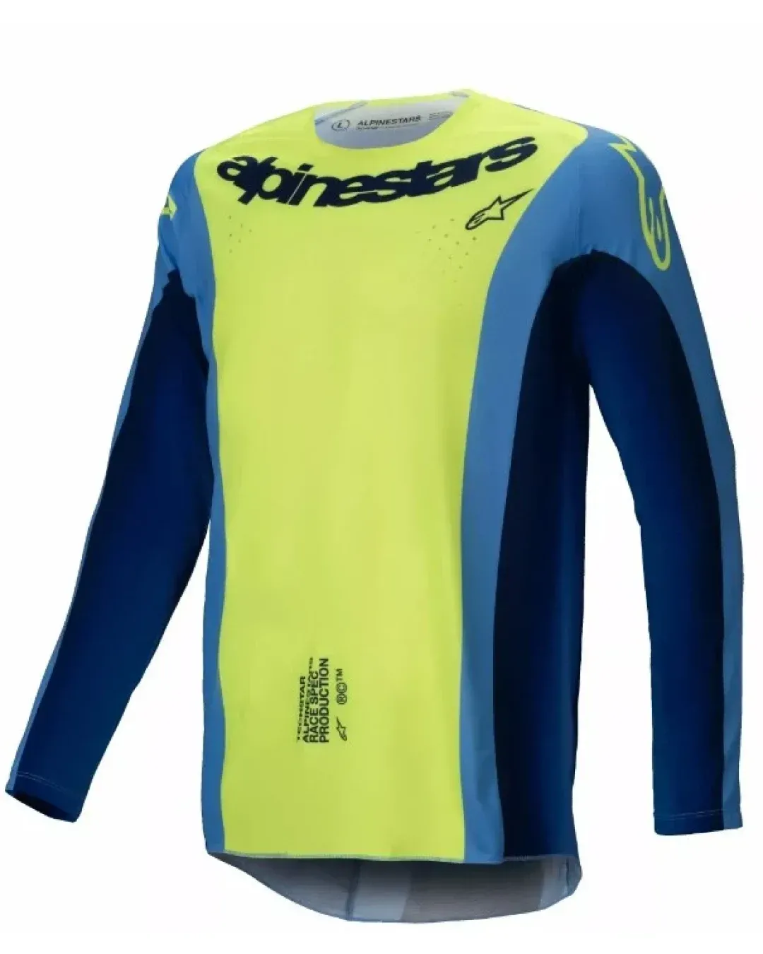 Мотокрос джърси Alpinestars TECHSTAR MELT YELLOW/BLUE