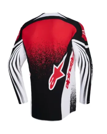Мотокрос джърси Alpinestars TECHSTAR NOMUR BLACK/WHITE/RED