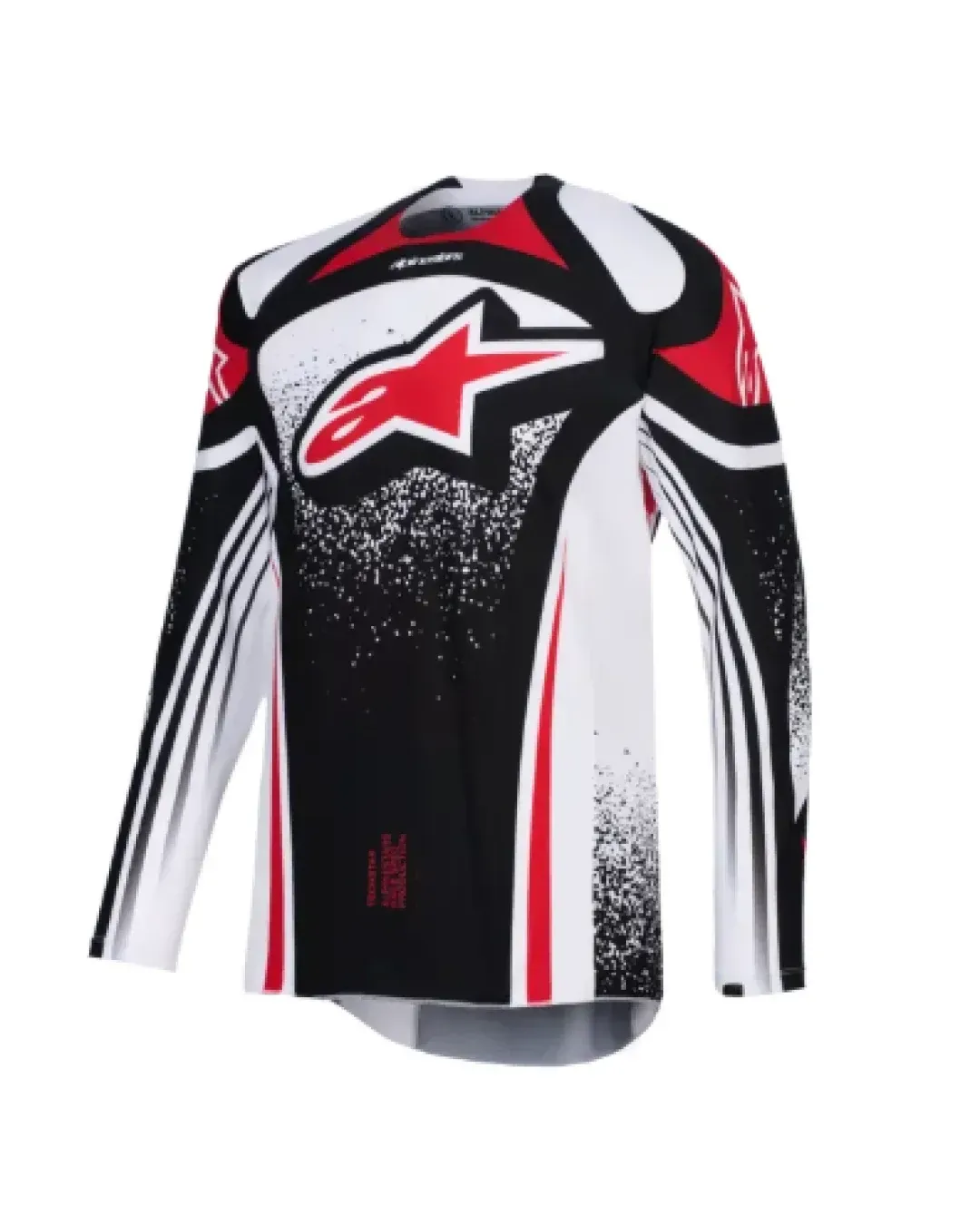 Мотокрос джърси Alpinestars TECHSTAR NOMUR BLACK/WHITE/RED