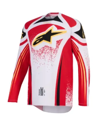Мотокрос джърси Alpinestars TECHSTAR NOMUR GRAY/RED/BLACK