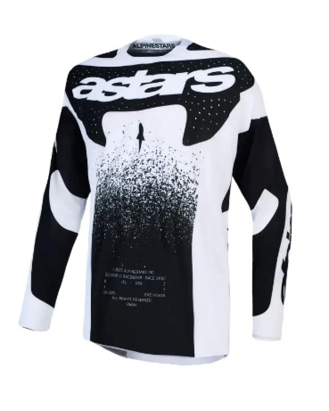 Мотокрос джърси ALPINESTARS TECHSTAR SWAN WHITE/BLACK