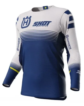 Мотокрос джърси SHOT Aerolite Husqvarna LTD 2023 Blue