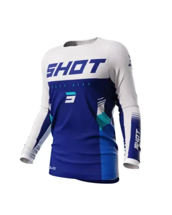 Мотокрос джърси SHOT Contact Tracer Blue