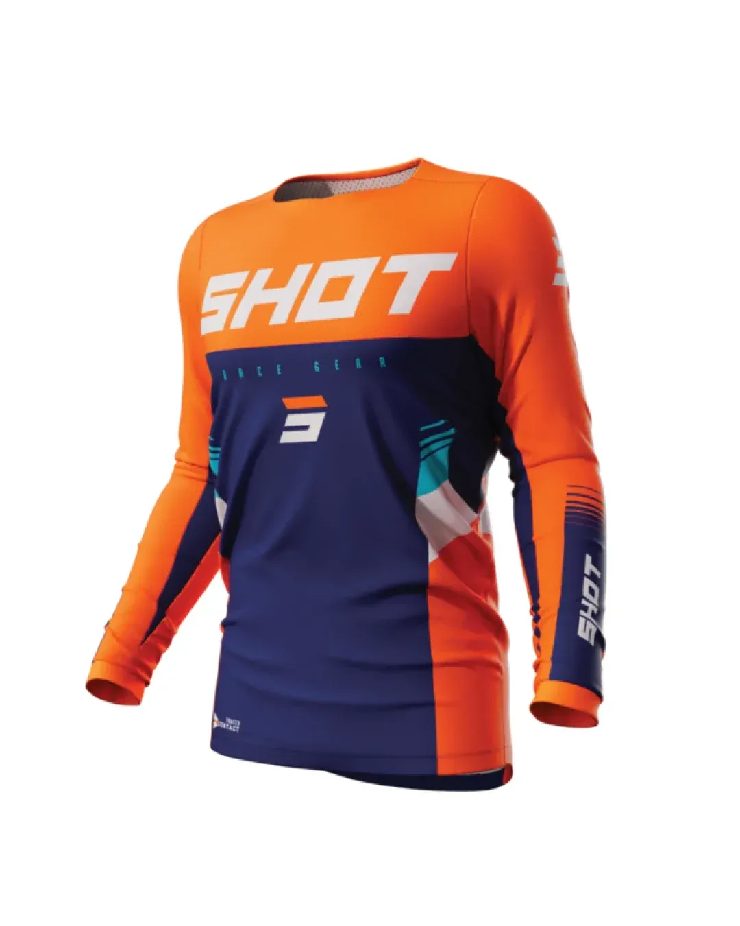 Мотокрос джърси SHOT Contact Tracer Neon Orange