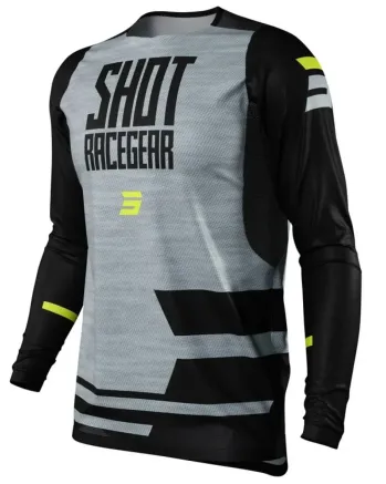 Мотокрос джърси SHOT Loom Grey