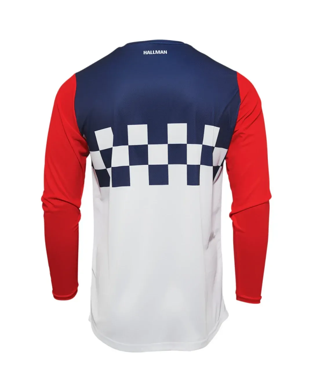 Мотокрос джърси THOR HALLMAN DIFFER CHEQ WHITE/RED/BLUE