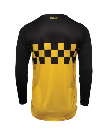 Мотокрос джърси THOR HALLMAN DIFFER CHEQ YELLOW/BLACK