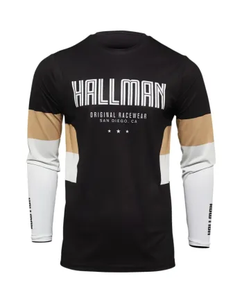 Мотокрос джърси THOR HALLMAN DIFFER DRAFT BLACK/LATTE