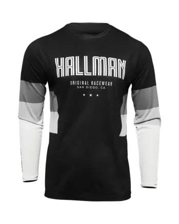 Мотокрос джърси THOR HALLMAN DIFFER DRAFT BLACK/WHITE