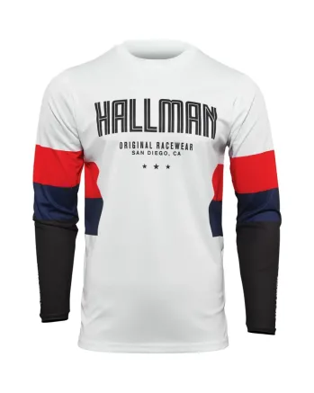 Мотокрос джърси THOR HALLMAN DIFFER DRAFT WHITE/RED/NAVY