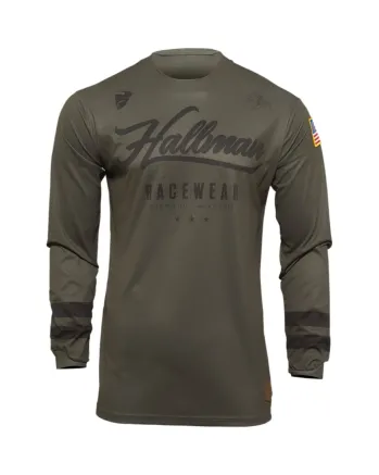 Мотокрос джърси THOR HALLMAN HOPETOWN ARMY/BLACK