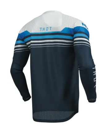 Мотокрос джърси THOR LAUNCHMODE VENTED RAPTOR MIDNIGHT BLUE/GRAY
