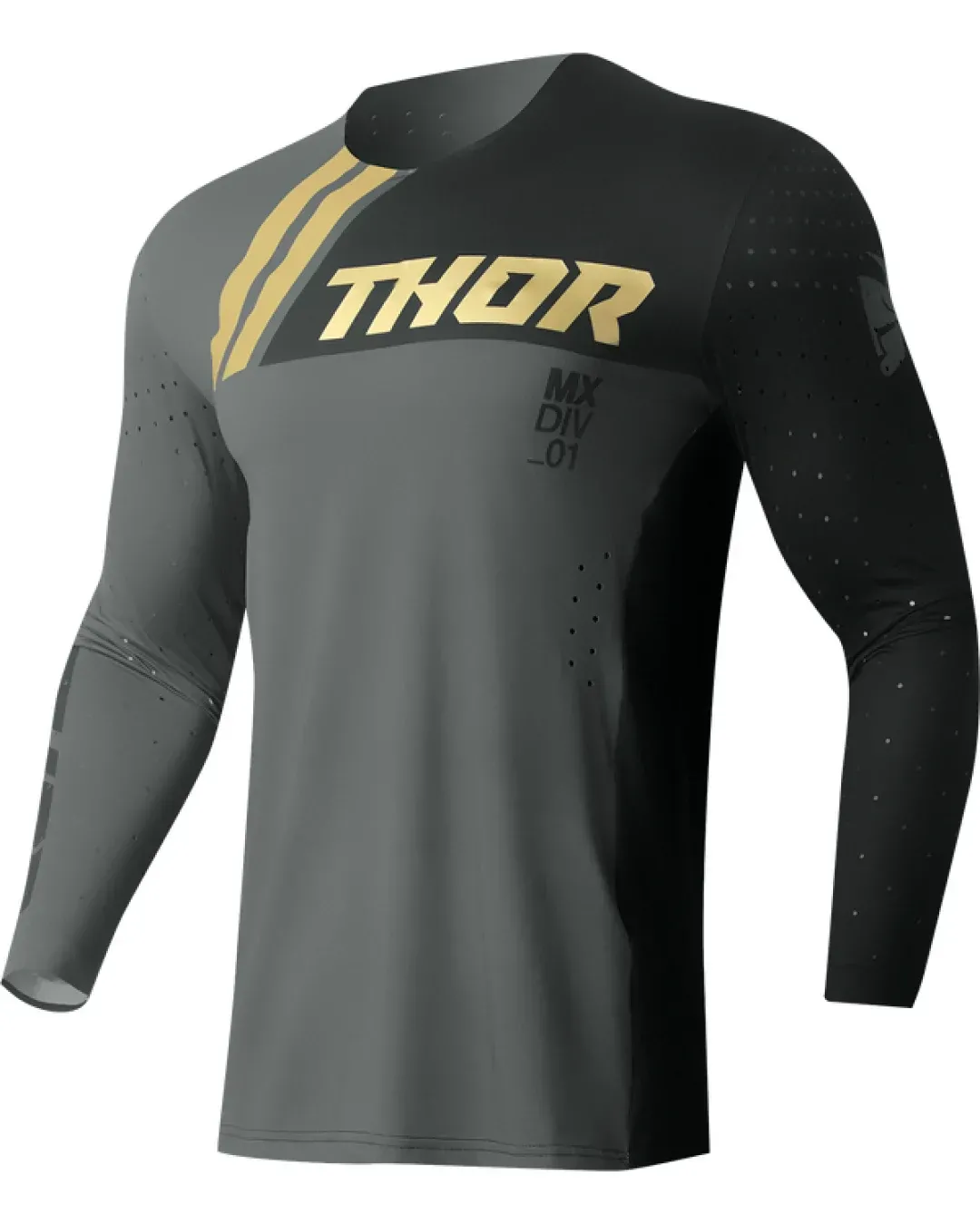 Мотокрос джърси THOR PRIME DRIVE BLACK GRAY