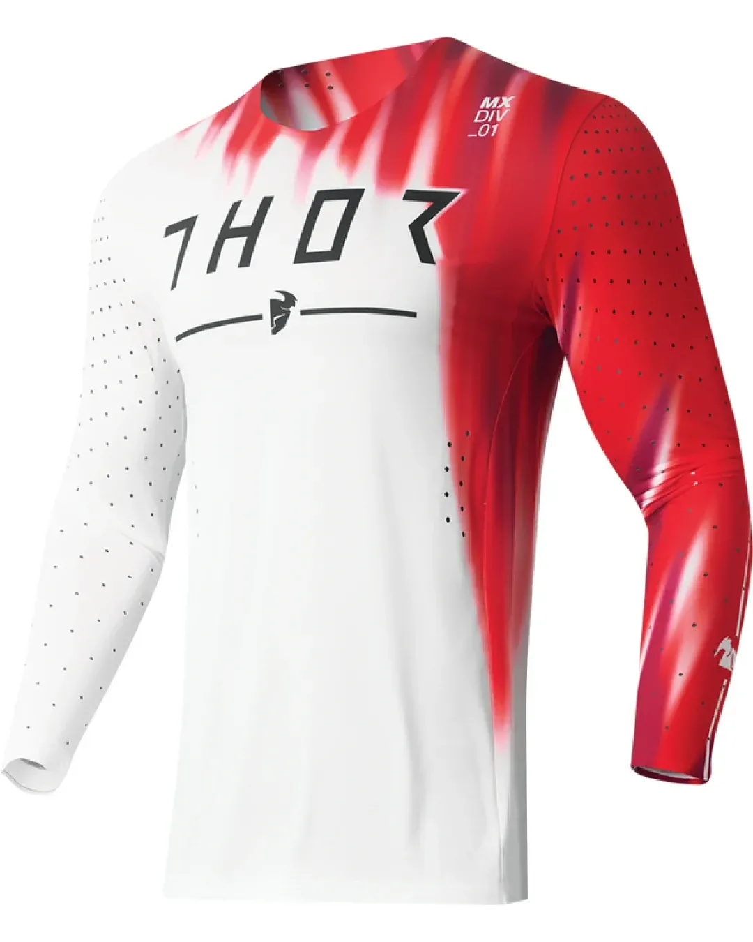 Мотокрос джърси THOR PRIME FREEZE WHITE RED
