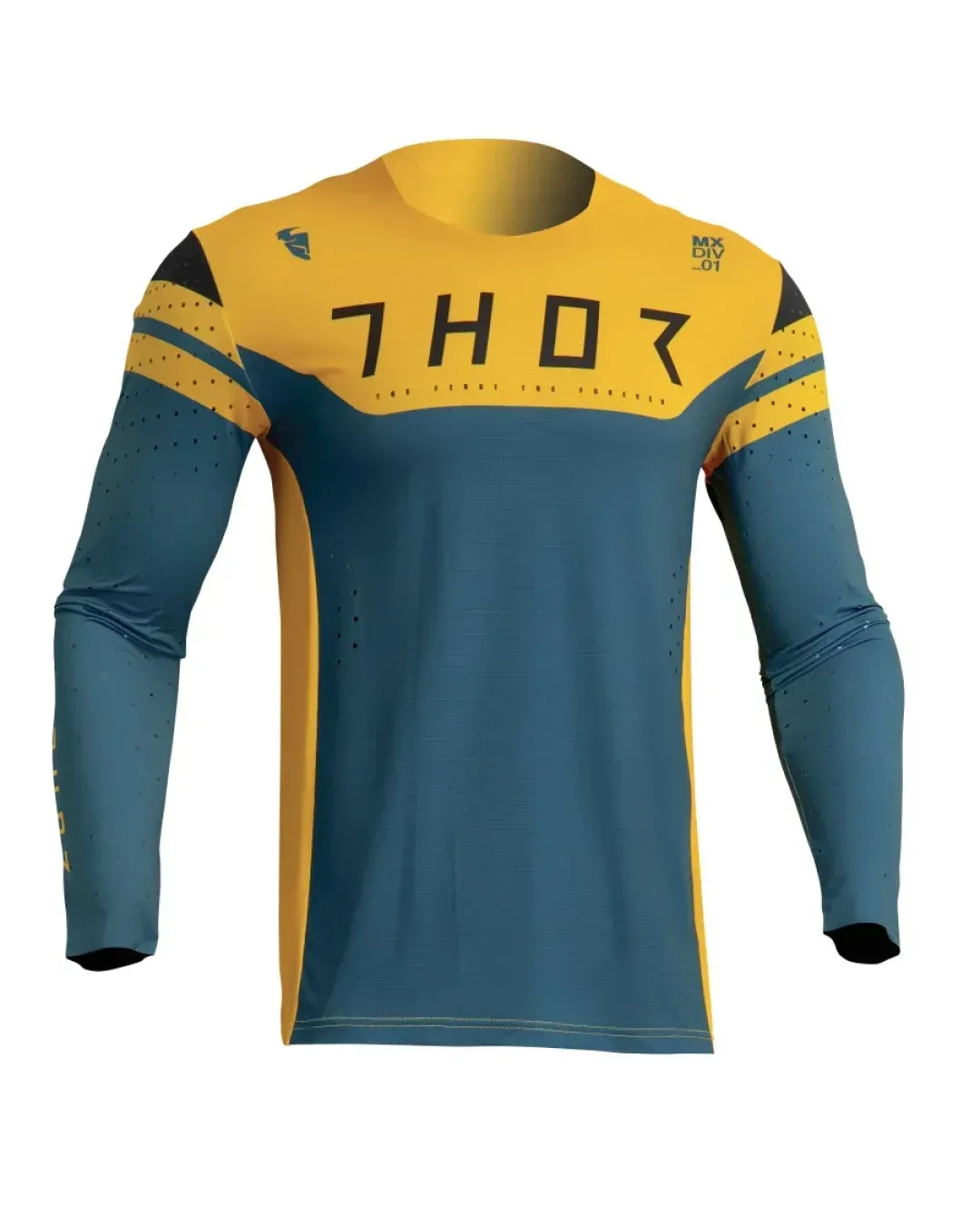 Мотокрос джърси THOR PRIME RIVAL TEAL/YELLOW
