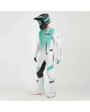 Мотокрос джърси THOR PRIME TECH WHITE/TEAL