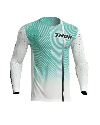Мотокрос джърси THOR PRIME TECH WHITE/TEAL