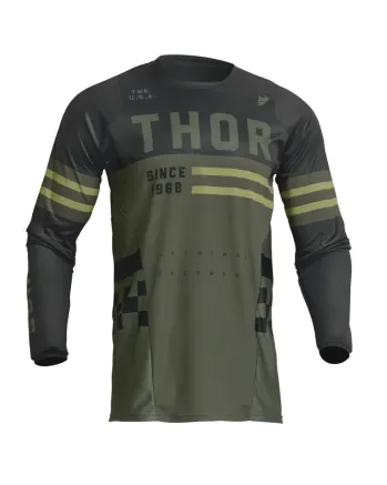 Мотокрос джърси THOR PULSE COMBAT ARMY/BLACK
