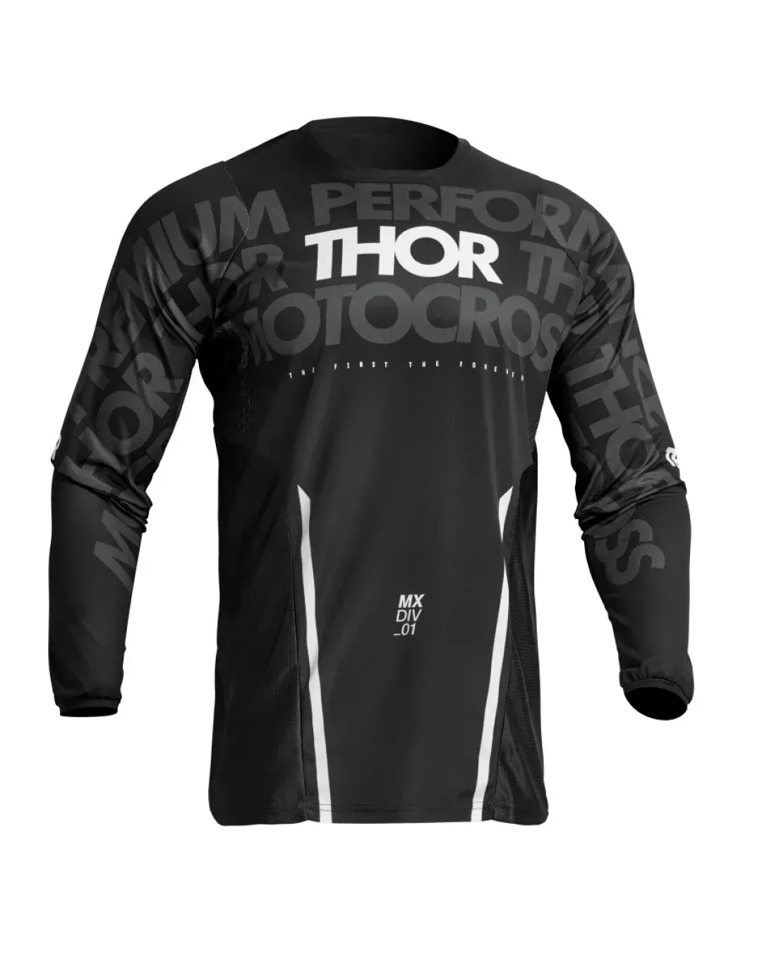 Мотокрос джърси THOR PULSE MONO BLACK/WHITE