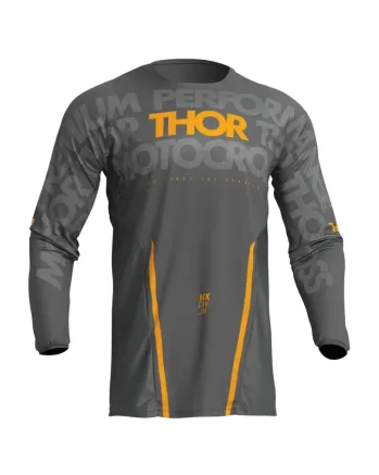 Мотокрос джърси THOR PULSE MONO DARK GRAY/YELLOW
