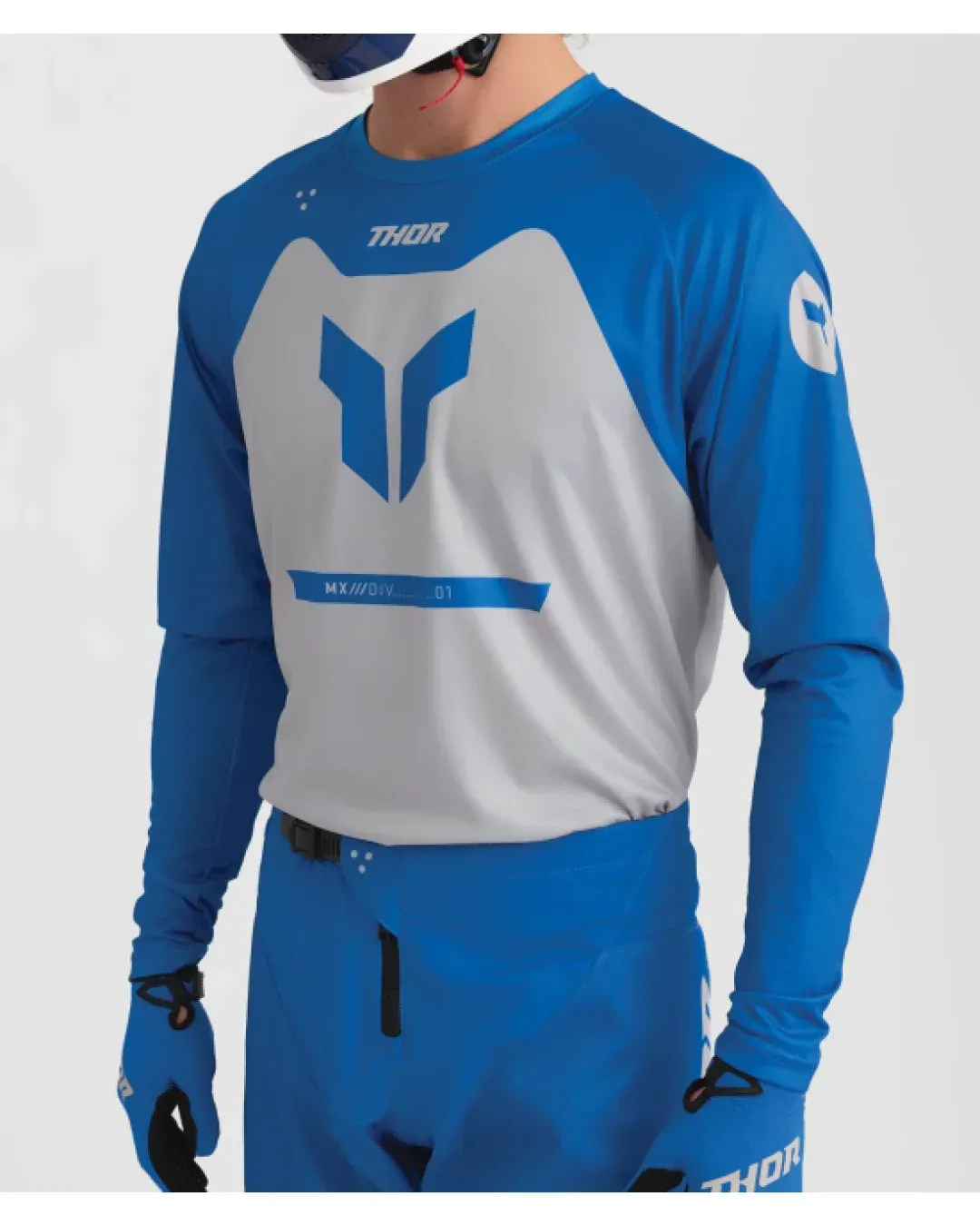 Мотокрос джърси THOR RIDEMODE MENACE BLUE