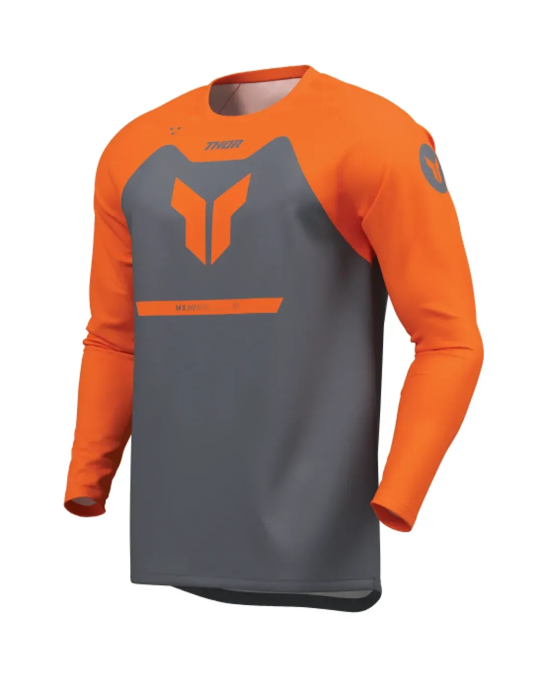 Мотокрос джърси THOR RIDEMODE MENACE ORANGE/CHAR