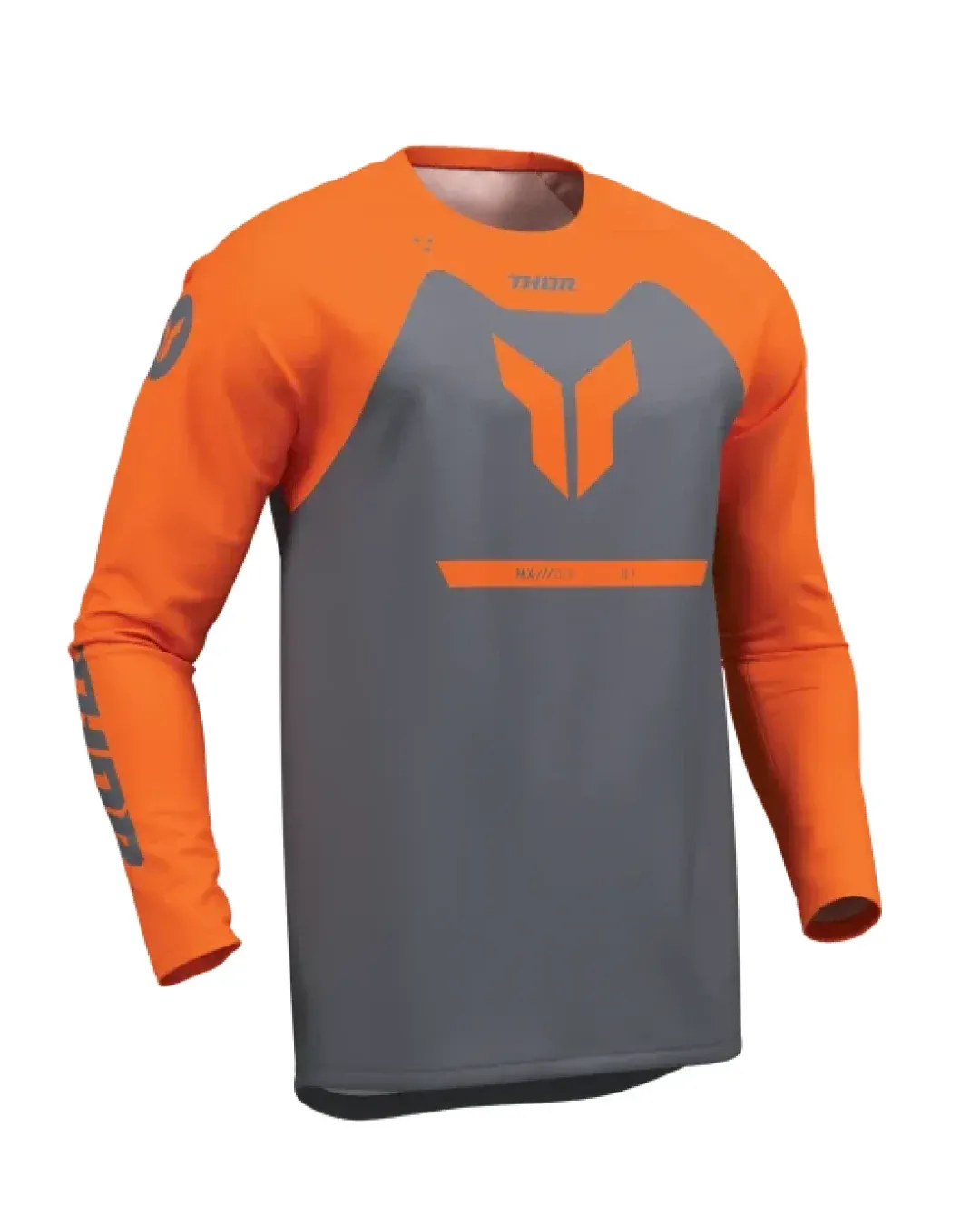 Мотокрос джърси THOR RIDEMODE MENACE ORANGE/CHAR
