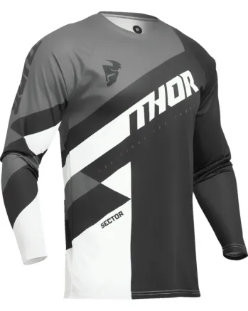 Мотокрос джърси THOR SECTOR CHECKER BLACK/GRAY