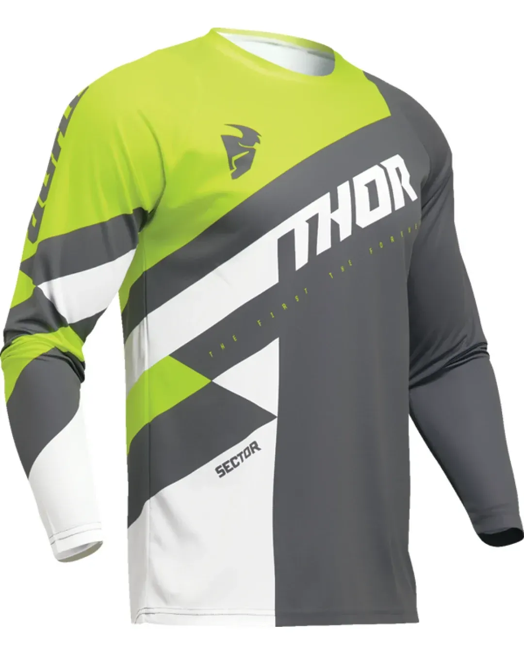 Мотокрос джърси THOR SECTOR CHECKER GRAY/ACID