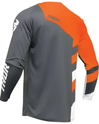 Мотокрос джърси THOR SECTOR CHECKER GRAY/ORANGE