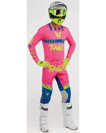 Мотокрос джърси THOR SPORTMODE FLITE LIMITED PINK/BLUE