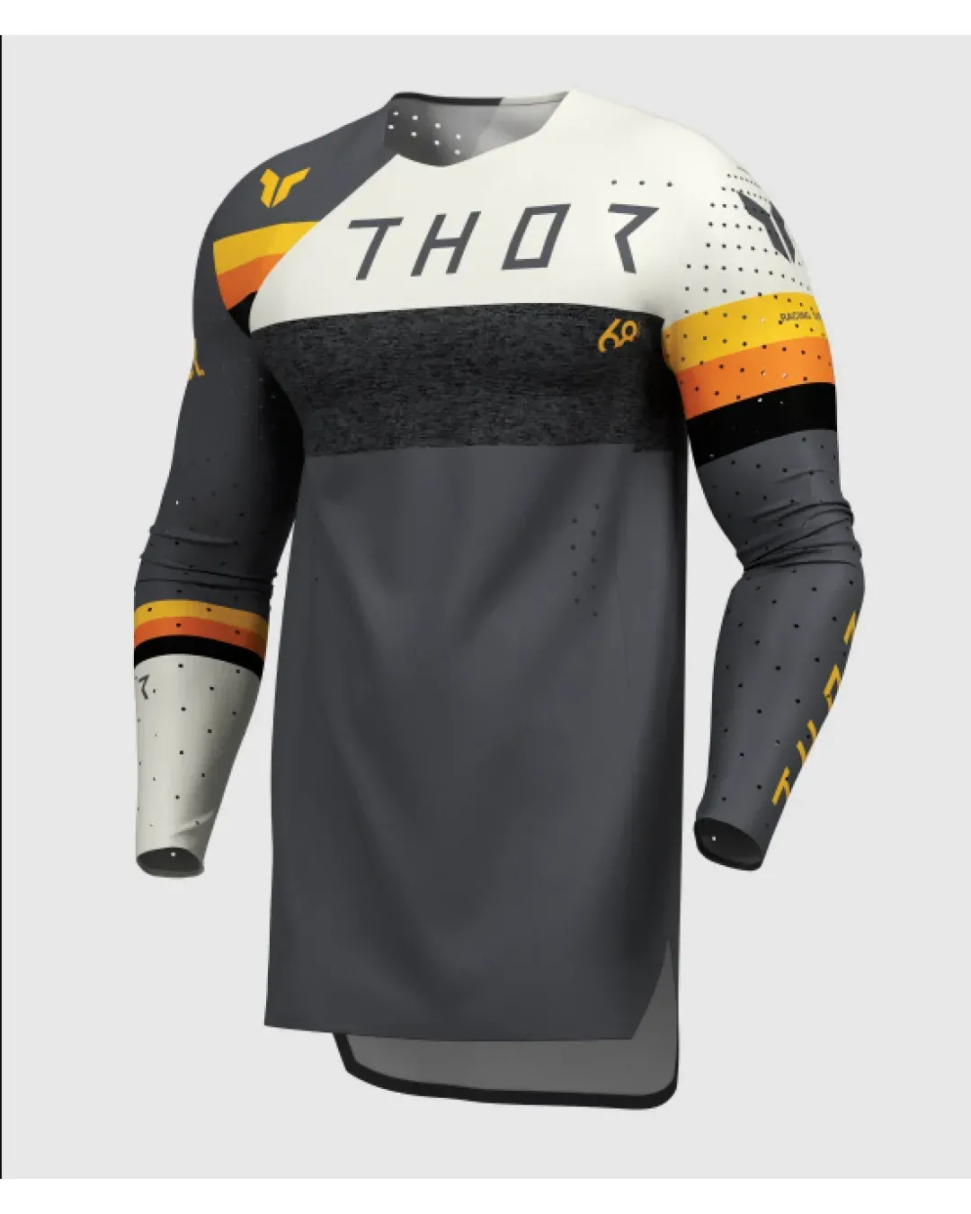 Мотокрос джърси THOR SPORTMODE LEAGUE CHAR/WHT