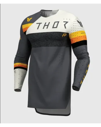 Мотокрос джърси THOR SPORTMODE LEAGUE CHAR/WHT