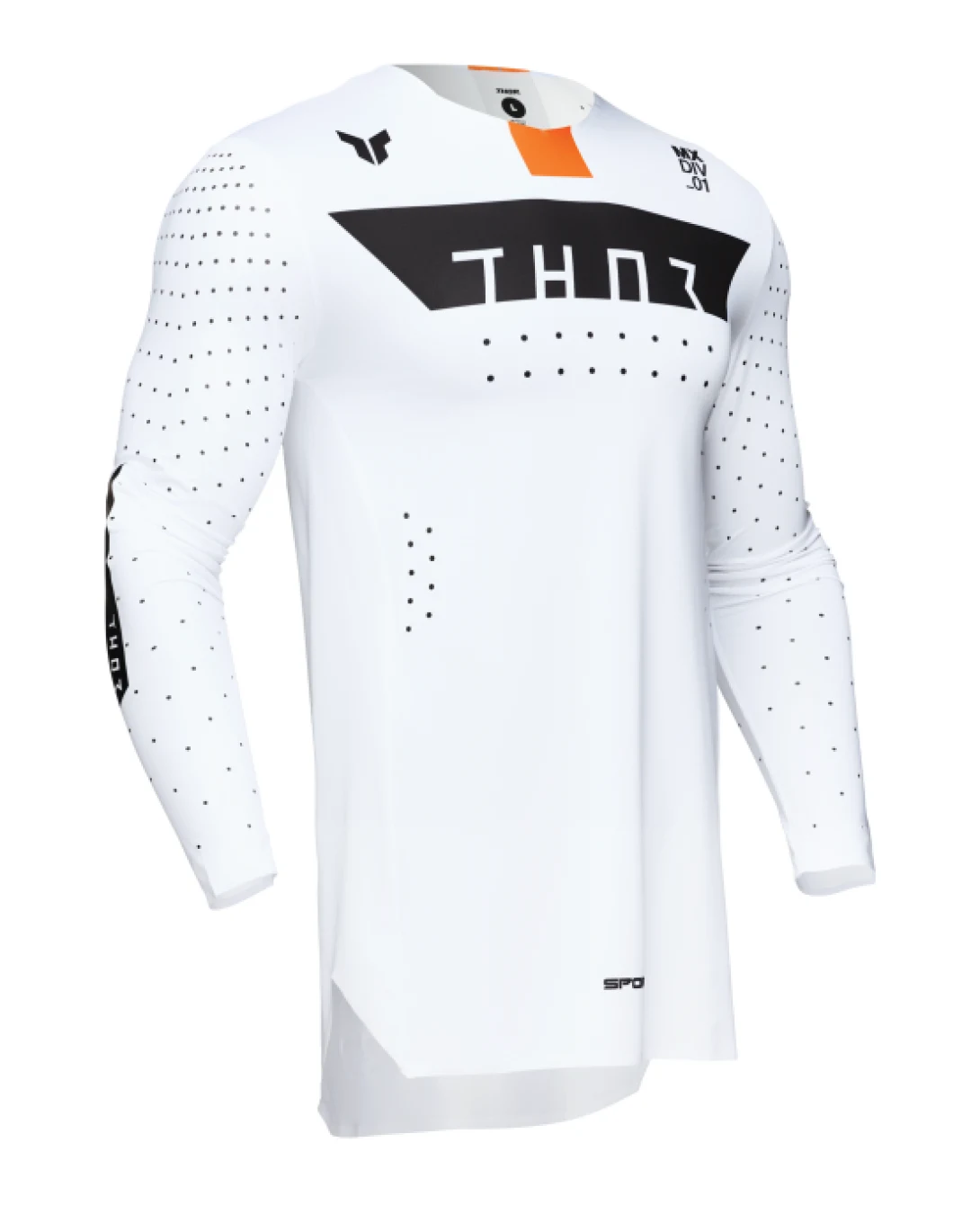 Мотокрос джърси THOR SPORTMODE ROUGE WHITE/ORANGE
