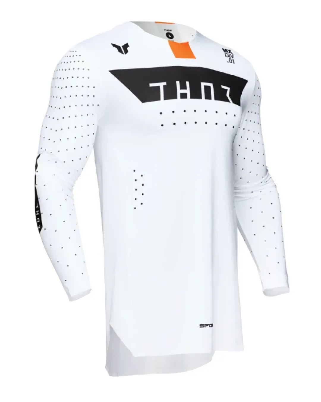 Мотокрос джърси THOR SPORTMODE ROUGE WHITE/ORANGE