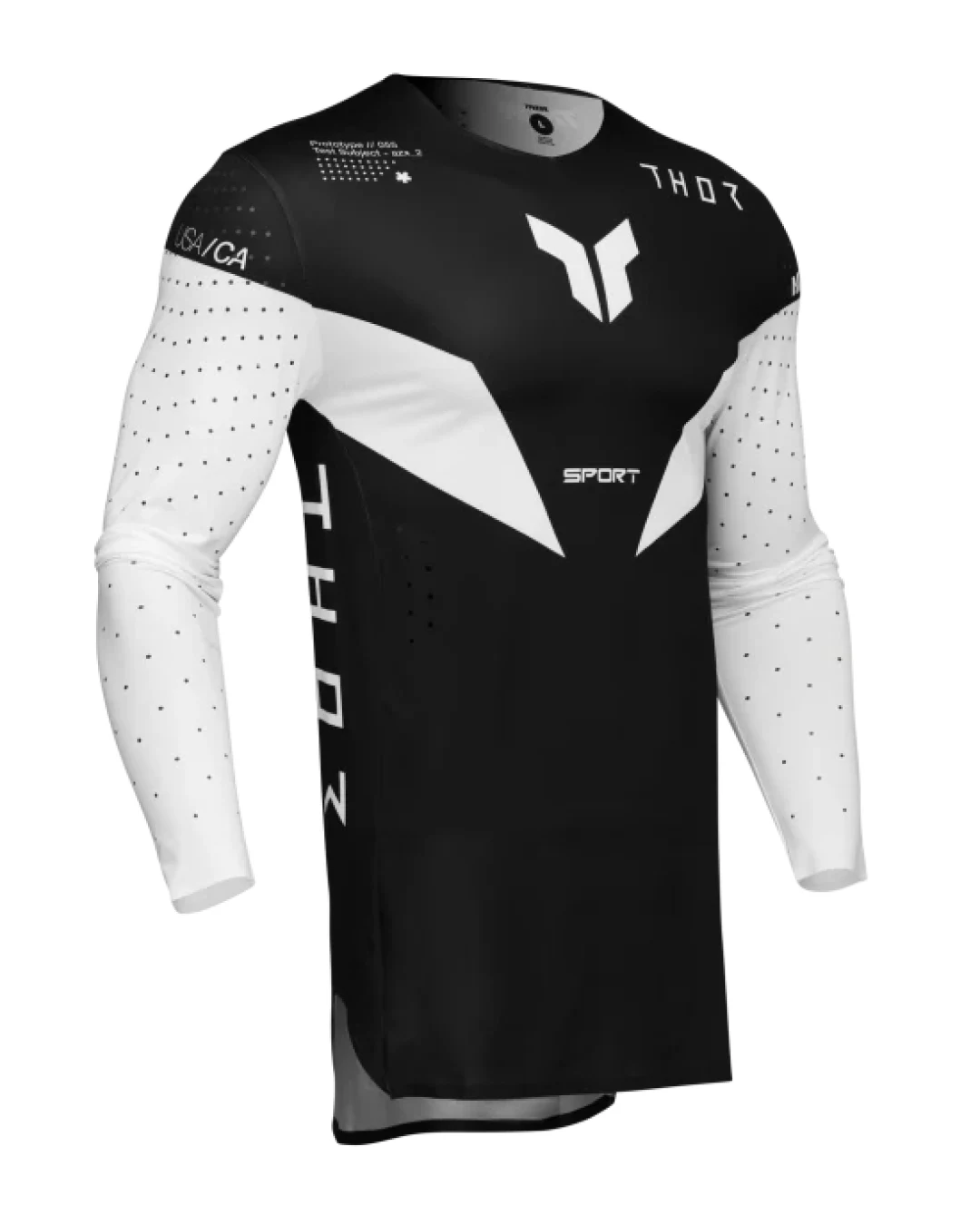 Мотокрос джърси THOR SPORTMODE STRIKE BLACK
