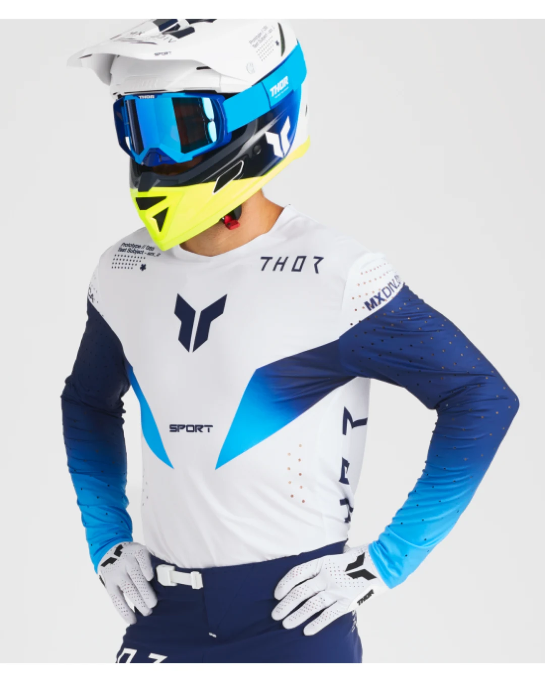 Мотокрос джърси THOR SPORTMODE STRIKE BLUE