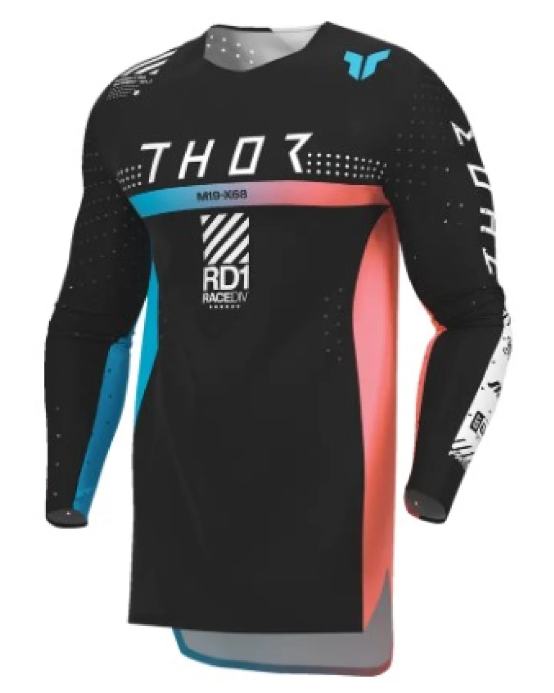 Мотокрос джърси THOR SPORTMODE SYNTH BLACK