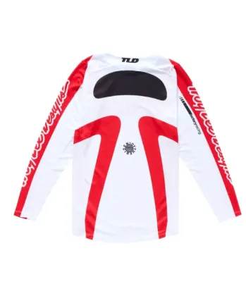 Мотокрос джърси TROY LEE DESIGNS GP Pro  Frames Jersey - White/Red