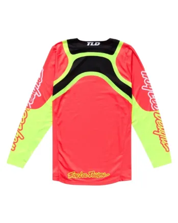 Мотокрос джърси TROY LEE DESIGNS GP Pro  Swerve Jersey - Infra Red/Yellow