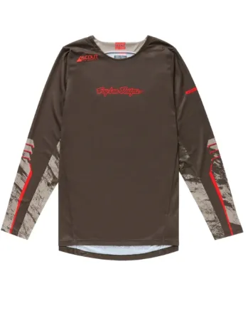Mотокрос джърси TROY LEE DESIGNS Scout GP Pro Slab Jersey - Timber