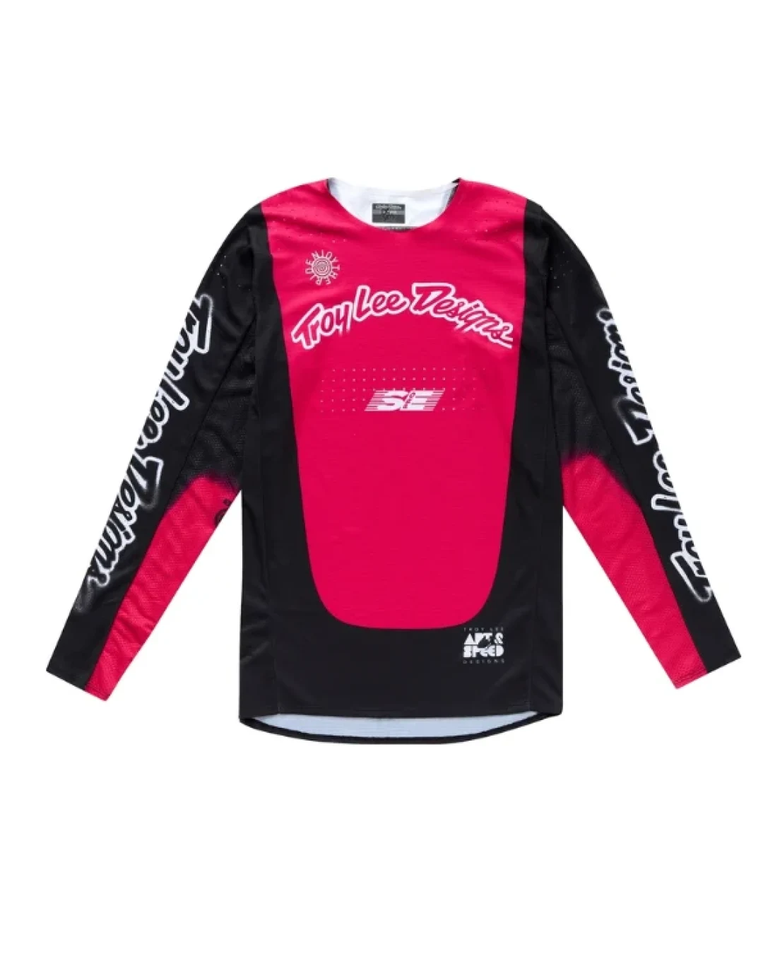 Mотокрос джърси TROY LEE DESIGNS SE PRO Roam Jersey - Black